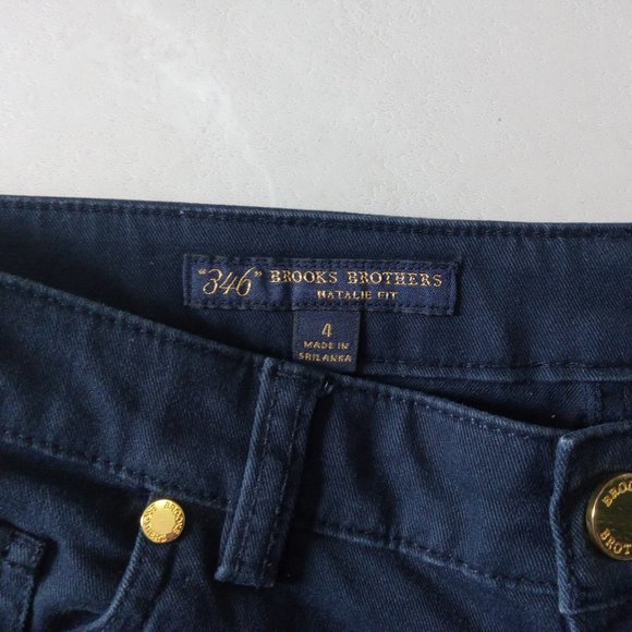 BROOKS BROTHERS | 346 Natalie Fit Navy Jeans - Picture 9 of 14